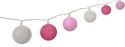 Goobay LED light chain with 10 cotton balls 5 lm, Warm white, Led Light, 3 V