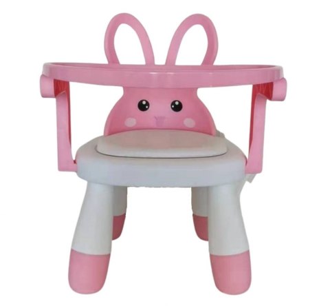 Krzesełko stolik do karmienia i zabawy różowy