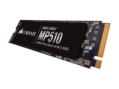 Corsair Force Series SSD MP510 1920 GB, SSD form factor M.2 2280, SSD interface PCIe NVMe Gen 3.0 x 4, Write speed 2700 MB/s, Re