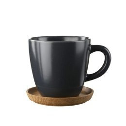 Höganäs Keramik coffee mug 33cl graphite grey with oak sauce