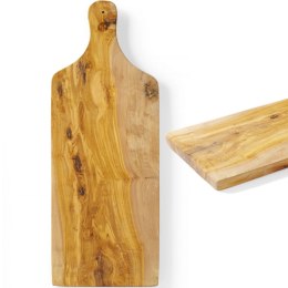 Deska do serwowania z drewna oliwnego z uchwytem 600 x 200 x 18 mm - Hendi 505267