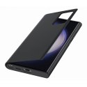 Etui Galaxy S23 Ultra pokrowiec z klapką i okienkiem Smart View Wallet Case czarne
