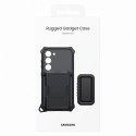 Etui pancerny pokrowiec z podstawką Samsung Galaxy S23 Rugged Gadget Case szare