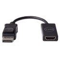 Dell Video adapter Male 20 pin DisplayPort 0.2032 m Female 19 pin HDMI Type A