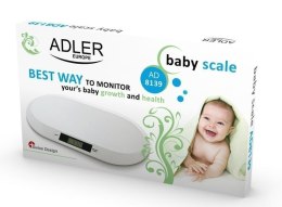 Adler AD 8139 Child Scale Adler | Adler AD 8139 | Maximum weight (capacity) 20 kg | Accuracy 10 g | White