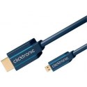 Clicktronic 70328 Micro-HDMI™ adapter cable with Ethernet, 2m