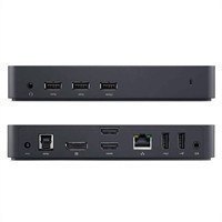 Dell Ultra HD Triple Video Docking Station D3100 USB Video Docking Station, Ethernet LAN (RJ-45) ports 1, DisplayPorts quantity