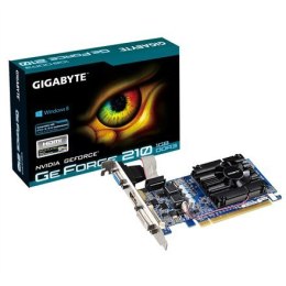 Gigabyte GV-N210D3-1GI (rev. 6.0) NVIDIA, 1 GB, GeForce 210, DDR3-SDRAM, PCI Express 2.0, Cooling type Active, HDMI ports quanti