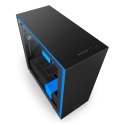 NZXT H700 Side window, Black/Blue, E-ATX, Power supply included No