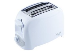 Toaster Adler AD 3201 White, Plastic, 750 W, Number of slots 2, Number of power levels 7,