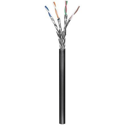 Goobay | CAT 6 | Bulk cable | SFTP, PiMF | Black | 100 m