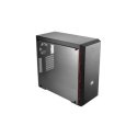 Cooler Master MasterBox MB600L Side window, Black/Red Trim, ATX, Power supply included No