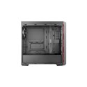 Cooler Master MasterBox MB600L Side window, Black/Red Trim, ATX, Power supply included No