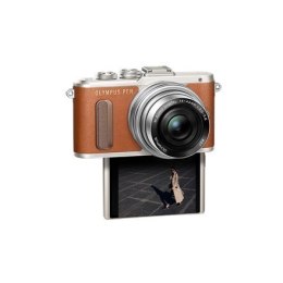 Olympus PEN E-PL8 + 14-42mm EZ Pancake Mirrorless Camera Kit, 16.1 MP, ISO 25600, Display diagonal 7.62 