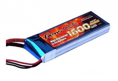 1600mAh 7.4V 40C Gens Ace - STARY