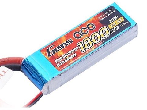 1800mAh 7.4V 40C Gens Ace - STARY