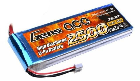 2500mAh 7.4V 25C Gens Ace