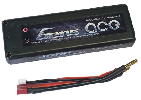 4000mAh 7.4V 30C HardCase Gens Ace