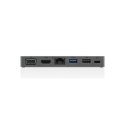 Lenovo | Zasilany koncentrator podróżny USB-C | Porty Ethernet LAN (RJ-45) 1 | Porty VGA (D-Sub) w liczbie 1 | Porty USB 3.0 (3.