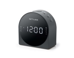 Muse | M-185CR | Dual Alarm Clock radio PLL | AUX in | Black
