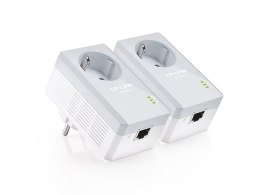 TP-LINK | Zestaw startowy Passthrough Powerline 600 | TL-PA4010P KIT | 10/100 Mbit/s | Porty Ethernet LAN (RJ-45) 1 | Prędkość t