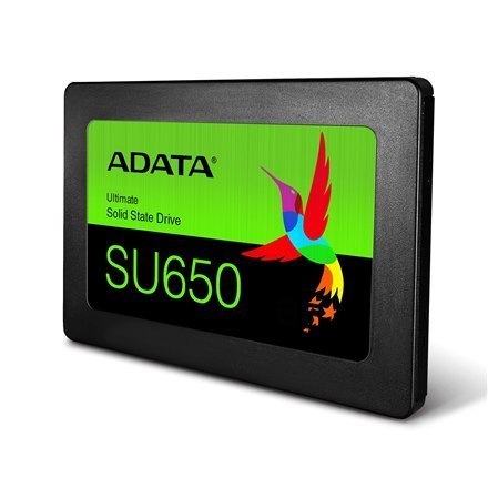 ADATA | Ultimate SU650 3D NAND SSD | 960 GB | Format SSD 2.5" | Interfejs SSD SATA | Prędkość odczytu 520 MB/s | Prędkość zapisu