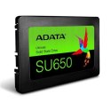 ADATA | Ultimate SU650 3D NAND SSD | 960 GB | Format SSD 2.5" | Interfejs SSD SATA | Prędkość odczytu 520 MB/s | Prędkość zapisu