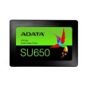 ADATA | Ultimate SU650 3D NAND SSD | 960 GB | Format SSD 2.5" | Interfejs SSD SATA | Prędkość odczytu 520 MB/s | Prędkość zapisu