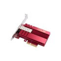 Karta sieciowa Asus | XG-C100F 10G PCIe; port SFP+ do transmisji światłowodowej i kabel DAC | 10/100/1000/10000 Mbit/s