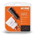 Acme CH13 1 A, 5 V, 5 W, Universal Ładowarka Kit, Black, White