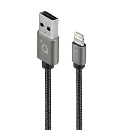 Acme kabel CB2021G 1 m, Space Gray, Lightning MFI, USB A