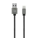 Acme kabel CB2021G 1 m, Space Gray, Lightning MFI, USB A