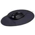 Acme Ergonomic mouse pad Black, 220 x 250 x 25 mm