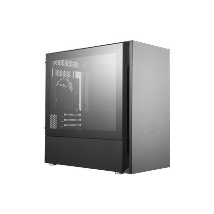 Cooler Master SILENCIO S400 with TG side panel Black, Mini ITX, Micro ATX, Power supply included Yes