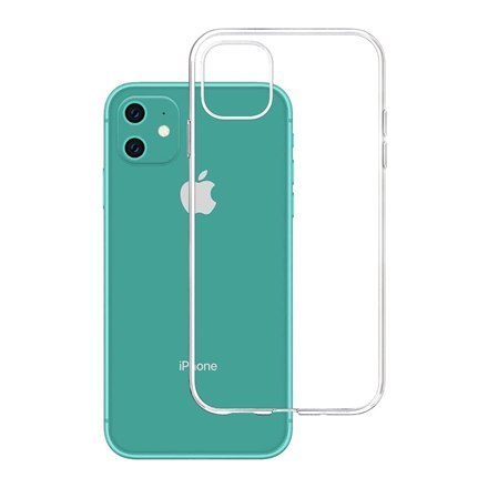 3MK Clear Case Back cover, Apple, iPhone XI, TPU, Transparent