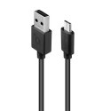 Acme kabel CB1011 1 m, Black, Micro USB, USB A