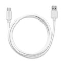 Acme kabel CB1041W 1 m, White, USB A, Type-C