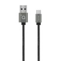 Acme kabel CB2011G 1 m, Space Gray, Micro USB, USB A