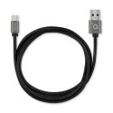 Acme kabel CB2011G 1 m, Space Gray, Micro USB, USB A