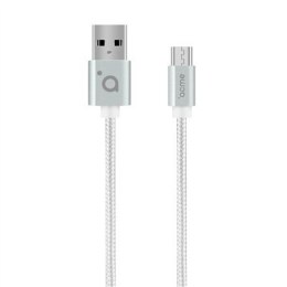 Acme kabel CB2011S 1 m, Silver, Micro USB, USB A