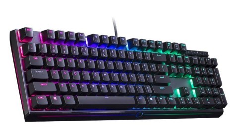 Cooler Master MasterKeys MK750, Gaming, US, RGB LED light Yes, Wired, Brown Switch, Black