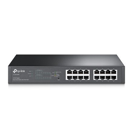 TP-LINK | Przełącznik | TL-SG1016PE | Zarządzalny przez sieć | Biurkowy/do montażu w szafie | Ilość portów 1 Gb/s (RJ-45) 16 | I