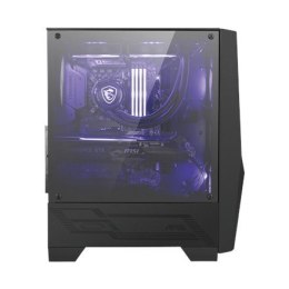 MSI MAG FORGE 100M PC Case, Mid-Tower, USB 3.2, Black MSI | MAG FORGE 100M | Black | ATX | Power supply included No