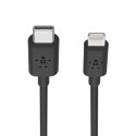 Belkin Boost Charge, USB-C kabel with Lightning Connector, 1.2 m., Black