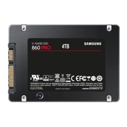 Samsung SSD 860 PRO 4000 GB, SSD form factor 2.5