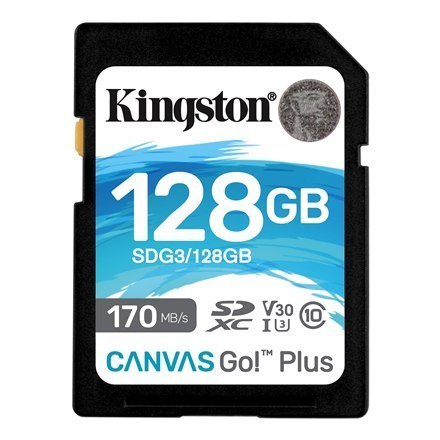 Kingston | Canvas Go! Plus | 128 GB | SD | Pamięć flash klasy 10