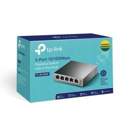 TP-LINK | Switch | TL-SF1005P | Unmanaged | Desktop | 10/100 Mbps (RJ-45) ports quantity 5 | 1 Gbps (RJ-45) ports quantity | PoE