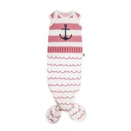 Baby bites śpioszki baby gown sailor (0-3