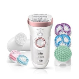 Braun Epilator and Facial cleansing brush Silk-épil 9 SkinSpa SensoSmart 9-970 Operating time 50 min, Cordless, Number of speeds