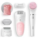 Braun Epilator Silk-épil Beauty Set 5-885 BS Operating time 30 min, Cordless, Number of speeds 2, White/Pink